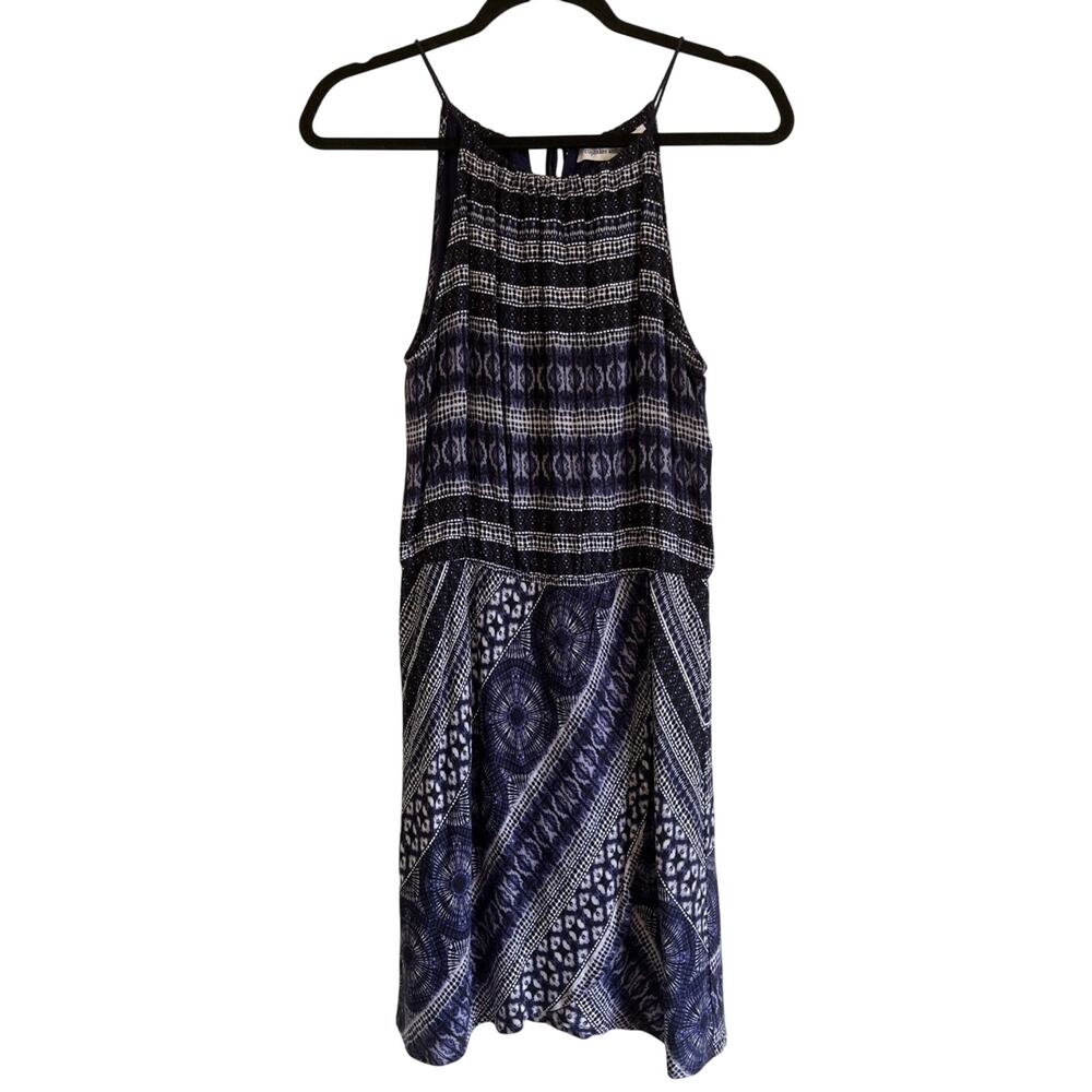 Cupcakes & Cashmere Women's Dress Size S Halter Lined Rayon Faux Wrap Short Mini